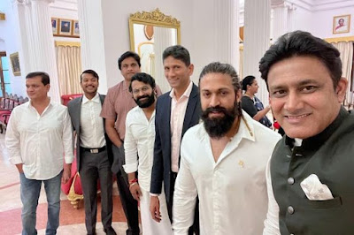 Kirangadur, Ashwini, Rocking Star Yash, Rishabh Shetty and Comedian Shraddha Jain meet the PM Modi