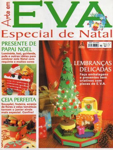 Arte Com As Mãos E.V.A  N°02  Especial Natal 