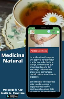App Medicina Natural Manzanill Planta Medicinal para la Acidez Estomacal