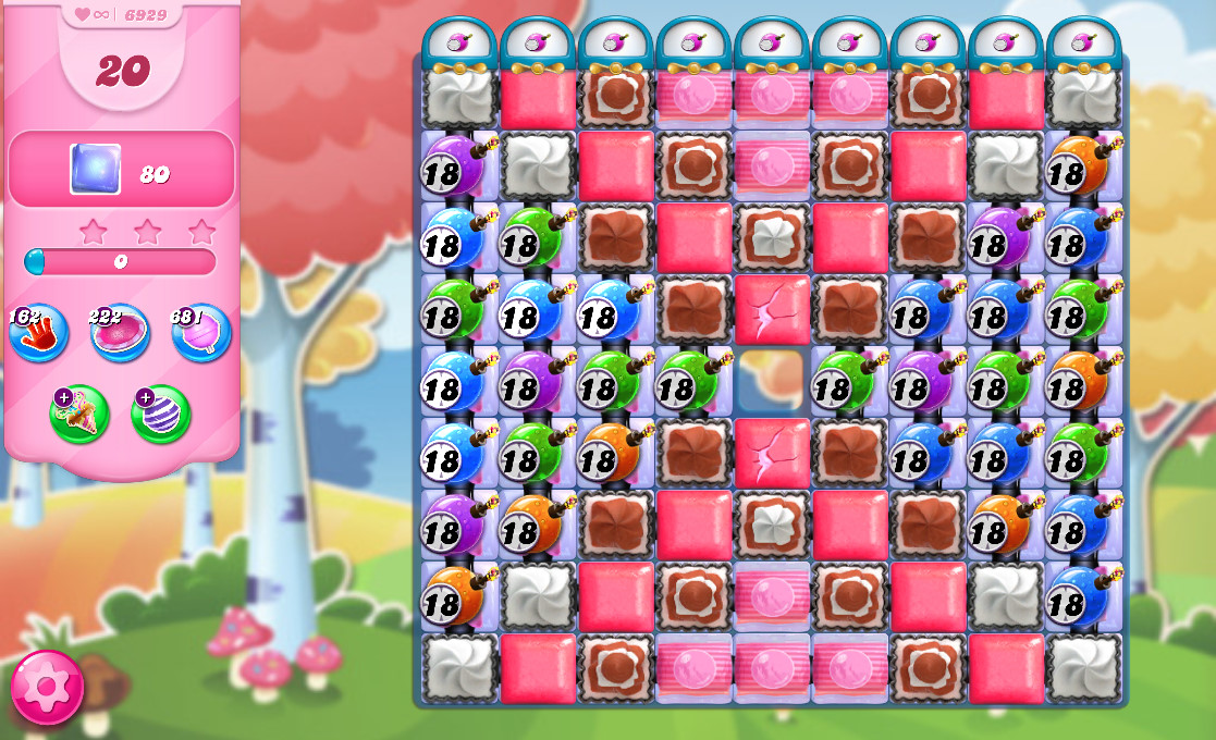 Candy Crush Saga level 6929