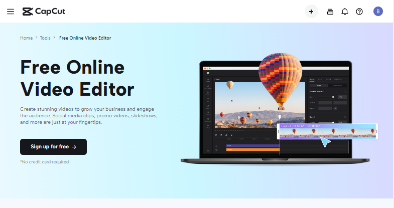 capcut video online editor