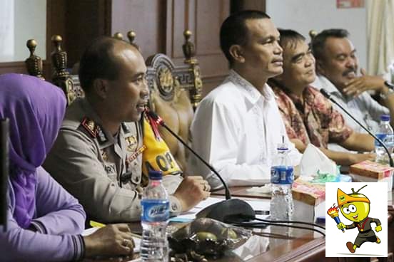 Kapolres  AKBP Andry Kurniawan Pimpin Kontingen Pariaman ke Porprov Ke-XV di Kabupaten Padang Pariaman