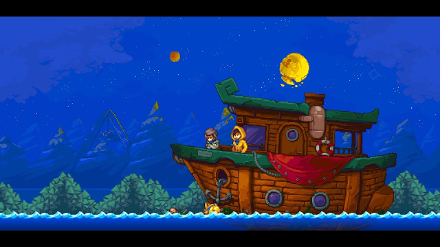 Iconoclasts - Mina and Robin are unconscious in water, drifting away and unnoticed by fishers.