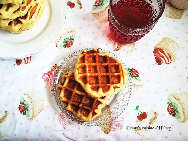 Gaufres liégoise pour le goûter - Dans la cuisine d'Hilary