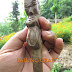 Pipa Rokok GAHARU BUAYA Grad B Ukir Pak Tua Model Panjang 01 by Balung Craft