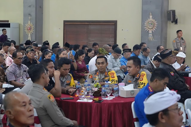 Kapolres Karangasem Hadiri Deklarasi Damai dan Doa Bersama Jelang Pilkada Bali 2024