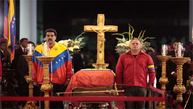 Jesús, Chavez, Maduro y Cabello