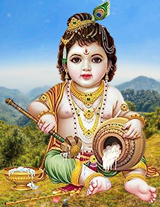 Jay Shri Krishna Image 4K HD Wallpaper