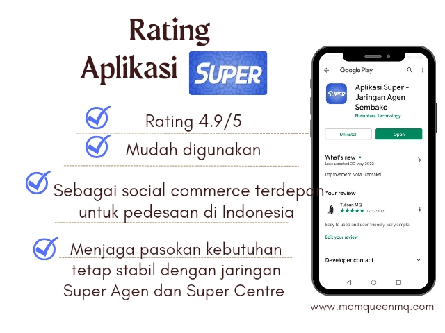 Rating Aplikasi Super