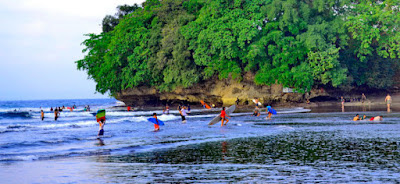 Keindahan Tempat Wisata Pantai Batu Karas Ciamis Jawa Barat Keindahan Tempat Wisata Pantai Batu Karas Ciamis Jawa Barat