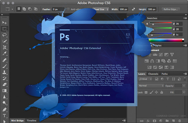 تحميل برنامج (Photoshop Cs6) فوتوشوب Cs6 كامل مع التعريب بحجم صغير 90 ميجا!