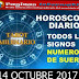 HORÓSCOPO 14 OCTUBRE 2017 Y NÚMEROS DE LA SUERTE