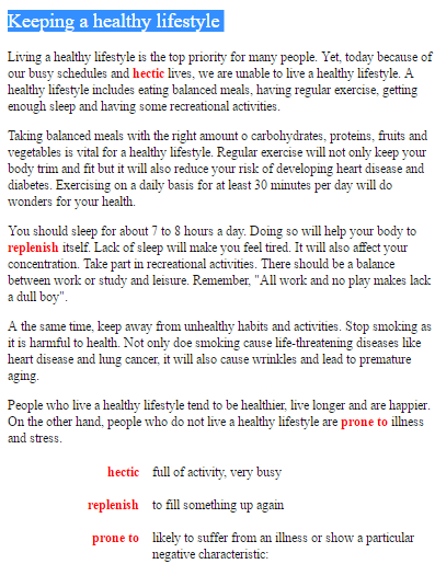 😍 Healthy lifestyle essay speech. The Importance of a ...