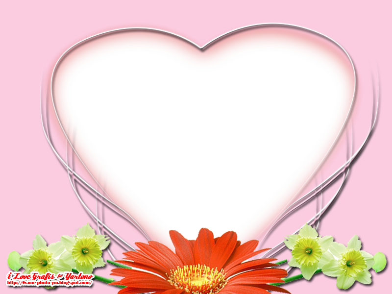 069 FLOWER LOVE  DESIGN FRAME FREE DOWNLOAD FRAME PHOTO 