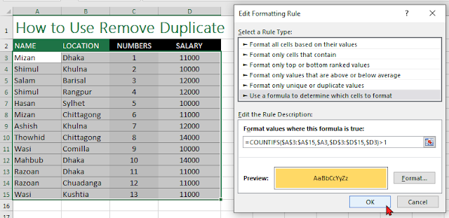 Remove Duplicate