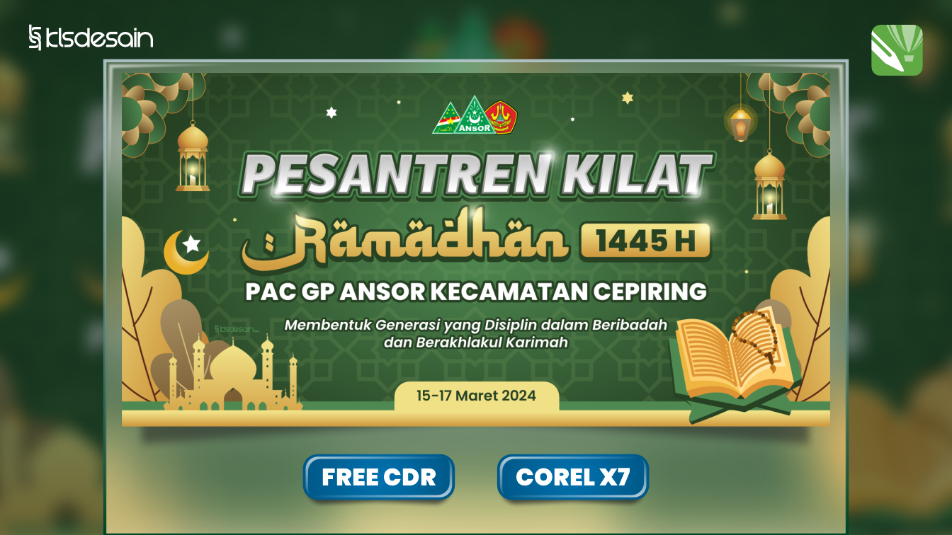 Desain Banner Pesantren Kilat Ramadhan - KLS Desain