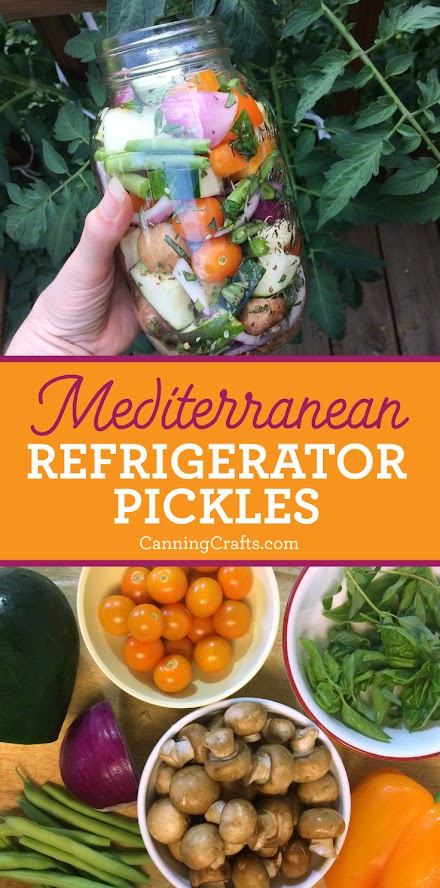 Mediterranean Refrigerator Pickles recipe