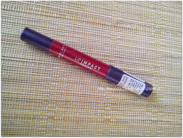 Oriflame Lip Impact Crayon -Deep Berry Review