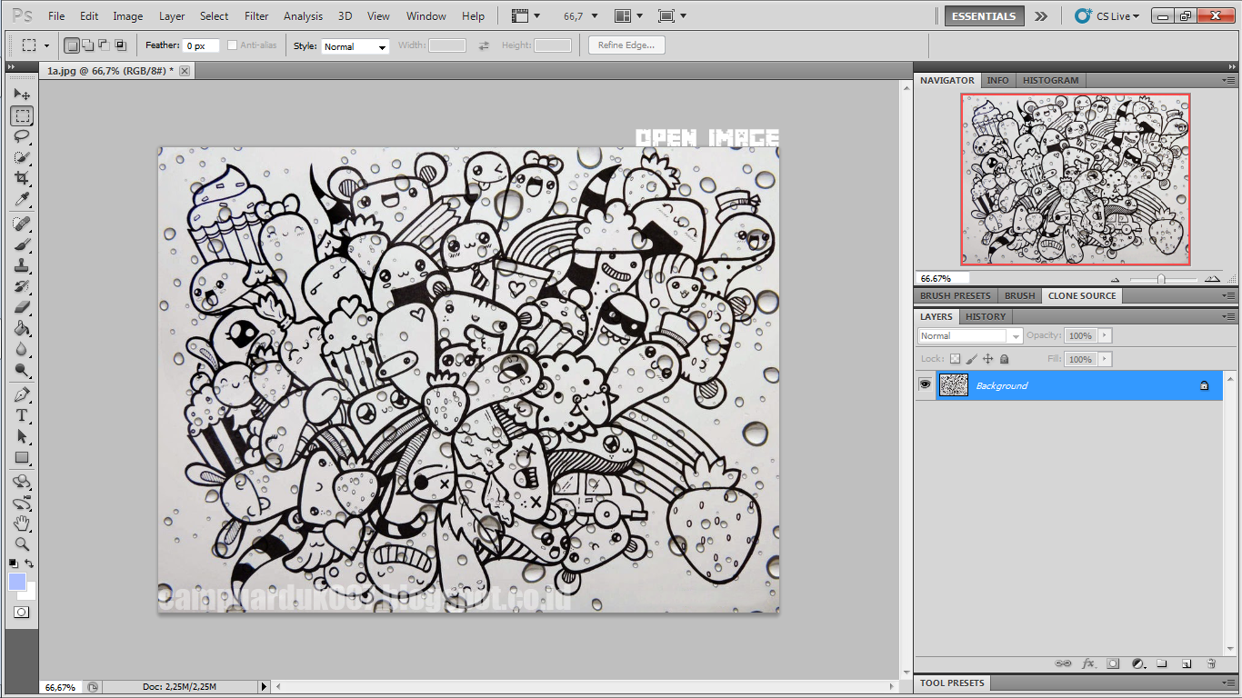 Cara Membuat Doodle Art Di Photoshop CampurArt