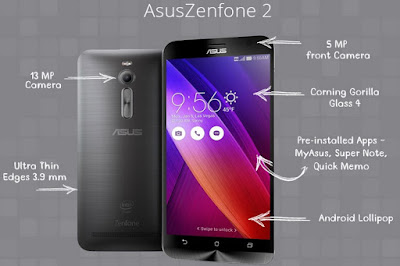 Harga Terbaru Android Asus Zenfone 2 Laser ZE550KL