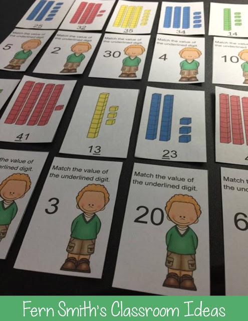 Second Grade Go Math 1.3 Understanding Place Value Lessons, Task Cards, Center Games and Color By Number Resources.