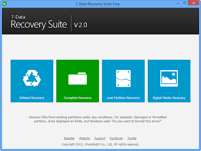 تحميل برنامج 7Data Recovery 2013 مجانا لاستعادة الملفات المحذوفة