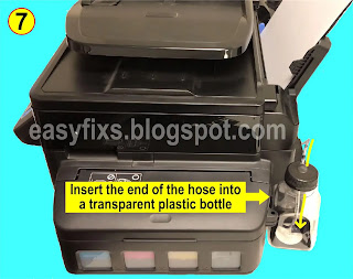 Modify the waste ink storage container for Epson printer - 07