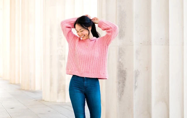 ribbed oversized sweater