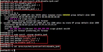 add lan disable ipv6 sysctl file