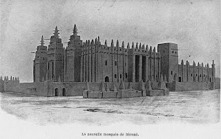 Gran Mezquita Djenné Mali por Dubois 1911