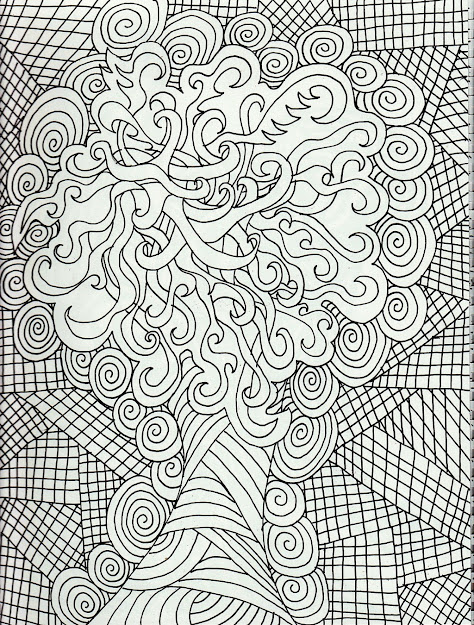 Intricate Christmas Coloring Pages Printable