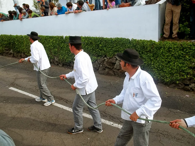 Street bullfight in Terceira, Azores, Portugal, on Semi-Charmed Kind of Life