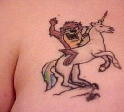 unicorn tattoos. 55 Bad Unicorn Tattoos -