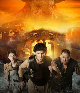 Mark Addy as Hercules, Jack Donnelly as Jason and Robert Emms as Pythagoras