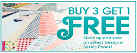 Buy Three Packs of Stampin' Up! Designer Series Paper and Get One Free during August 2013 - buy them here