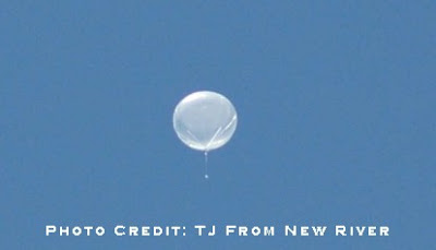 Weather balloon northern Arizona