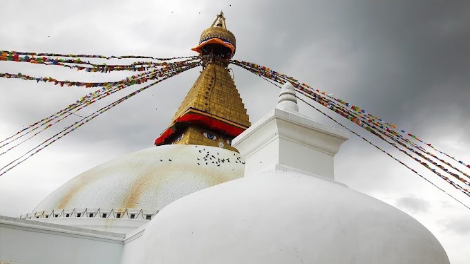 Heritage sites in Kathmandu filled with daily visitors. 