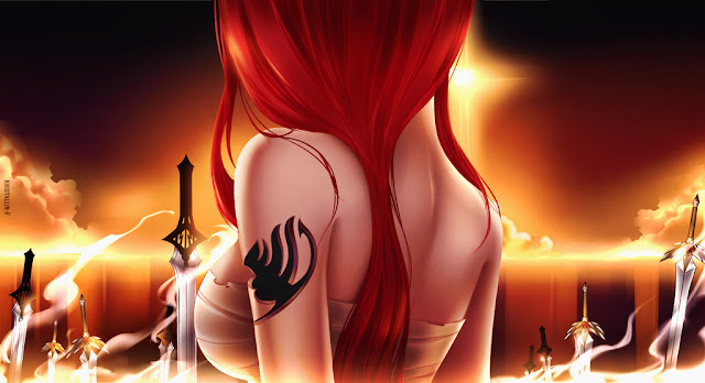 Erza Scarlet swords Wallpaper 0020