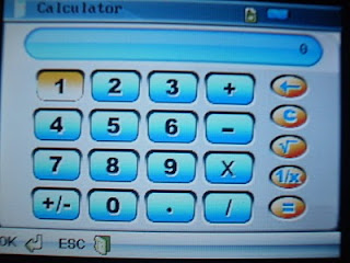Calculator on mp5