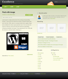 Excellence Blogger Template