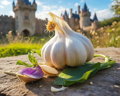 Fresh garlic bulbs and cloves showcasing its health benefits