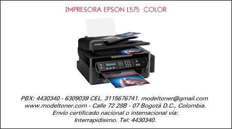 IMPRESORA EPSON L575  COLOR