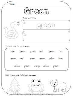 https://www.teacherspayteachers.com/Product/My-Kindergarten-Color-Words-1889081