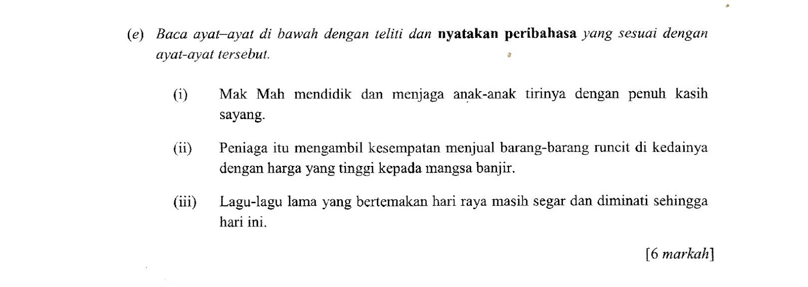 Laman Bahasa Melayu SPM: SOALAN DAN CADANGAN JAWAPAN 