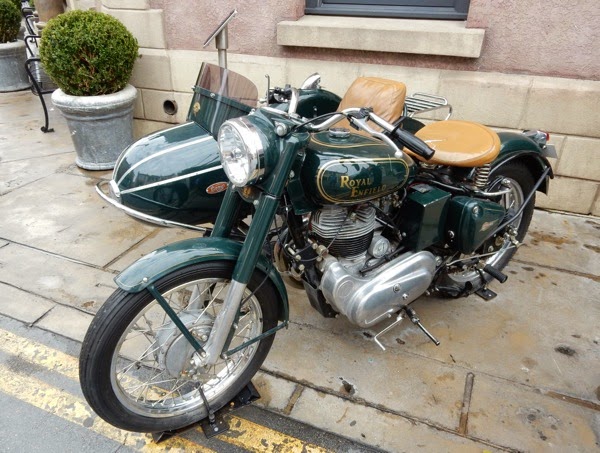 Mummy Returns 1939 Royal Enfield Bullet motorbike