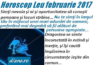 Horoscop februarie 2017 Leu 