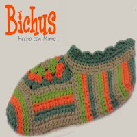 PATRON GRATIS ZAPATILLA DE CROCHET