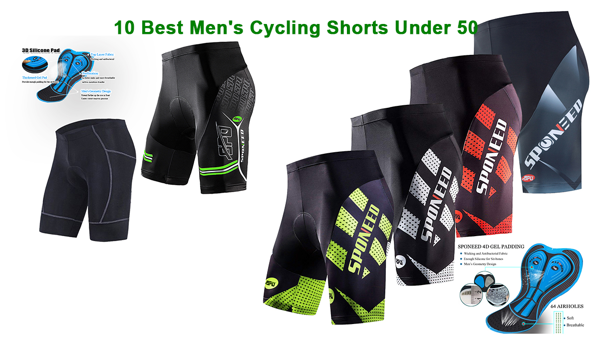 Best Springtime Men's Cycling Shorts Under 50