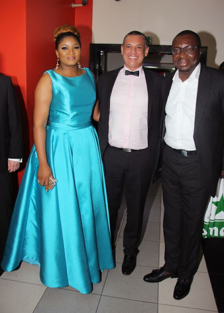 Omotola stuns at the premiere of James bond's spectre in Lagos