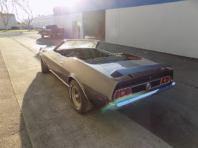 1973 Mustang with new quarter panel & paint.